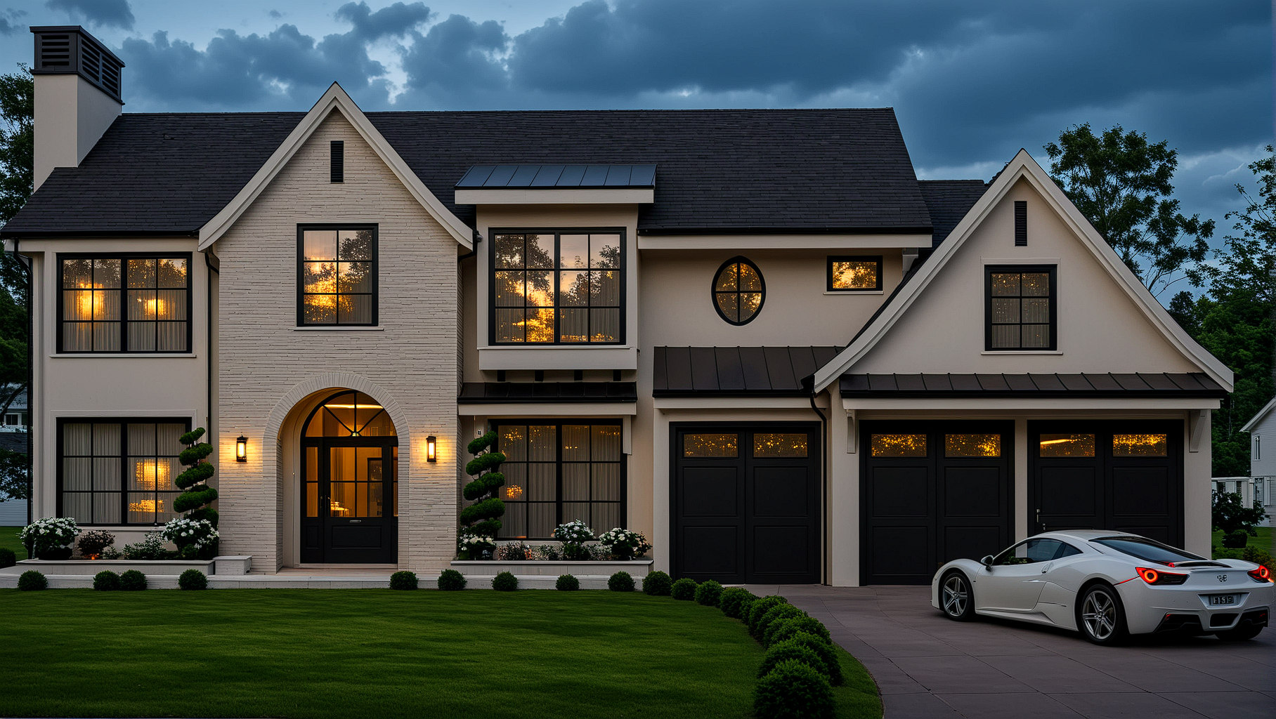 3627 204A Street — Front Exterior, Evening